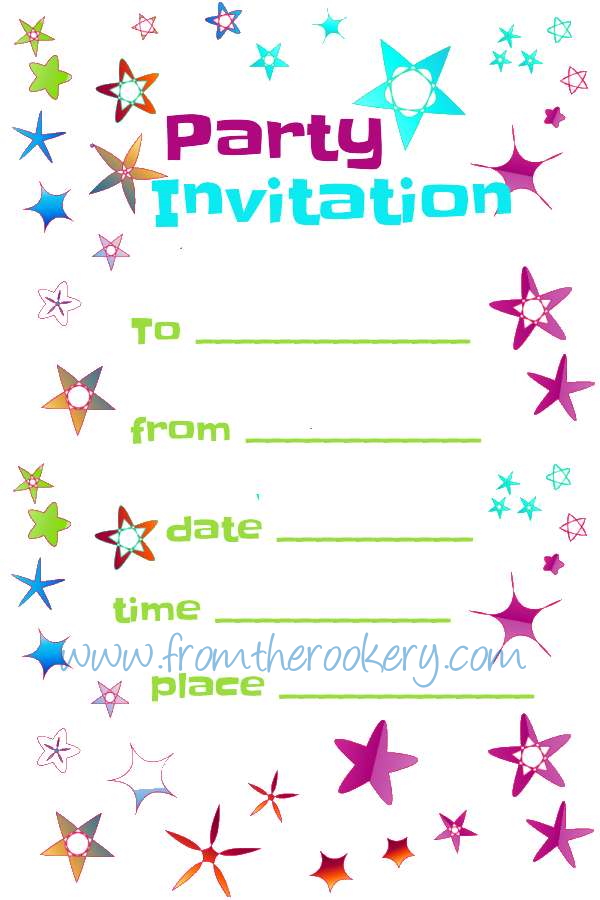 Free Printable Invitations End Of School Party