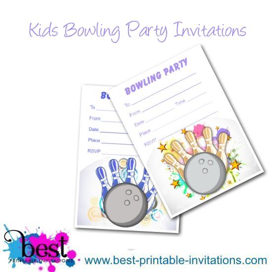 printable kids invitations
