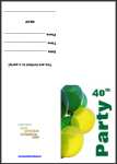 Fortieth Birthday Party Invitations thumbnail