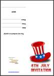 Printable Fourth of July Invitations thumbnail
