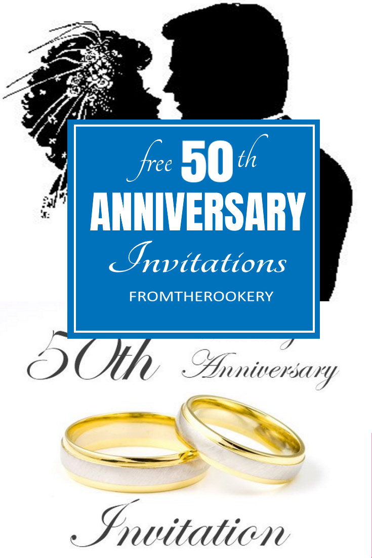 50th Anniversary Invitations