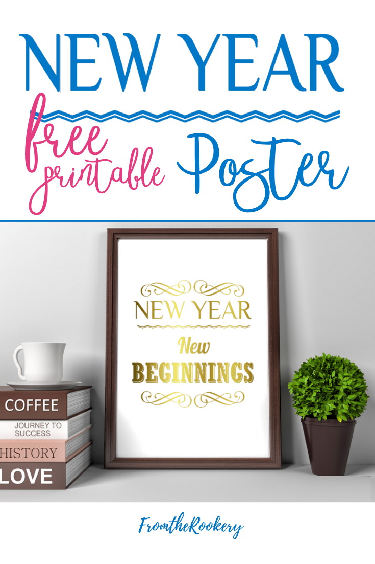 New Year Poster New Year New Beginnings