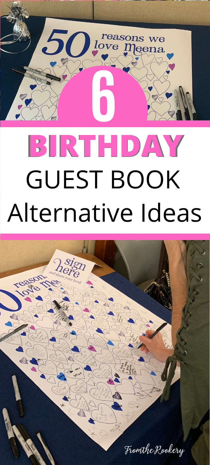 Birthday Guest Book Ideas
