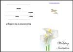 Calla Lily Wedding Invitation Card Thumbnail