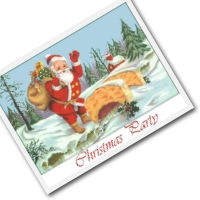 Christmas Party invitation - Christmas card invitations
