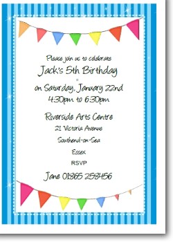 Personalized printable birthday invitation