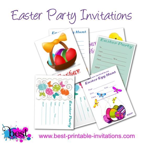 Printable Easter Invites photo about Easter Egg Hunt Invitations Free Printable named Printable Easter Invites