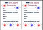 4th of July Party Invitations