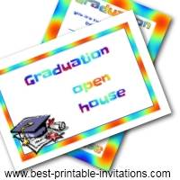 Open House Graduation Invites