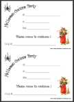 Free Printable Halloween Costume Party Invitation Thumbnail