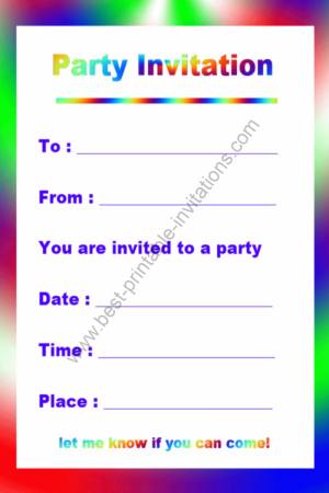 Invitations shop to print