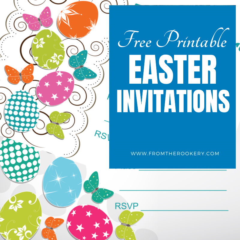 Easter Party Invitations Free Printable