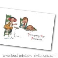 Free thanksgiving invitation