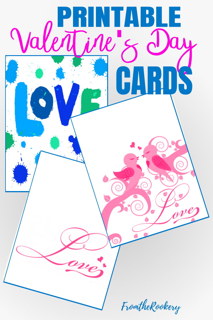 Printable Valentine's Day cards