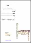 Free  Wedding invitations to print thumbnail