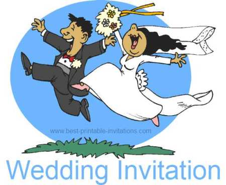 Funny Wedding invitations - Free Printable Invites