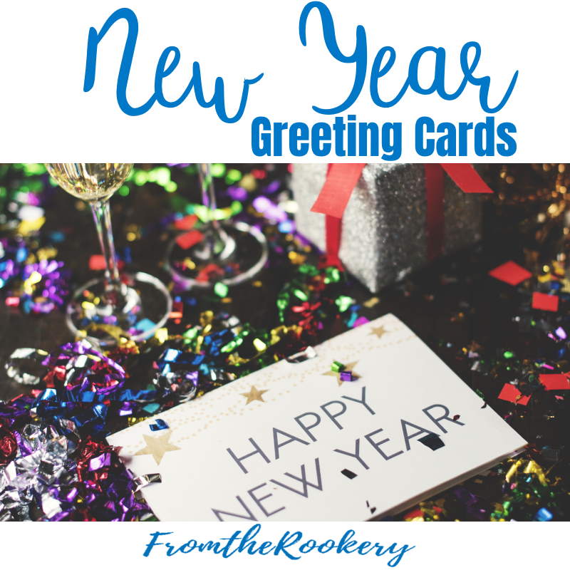 new year printable cards