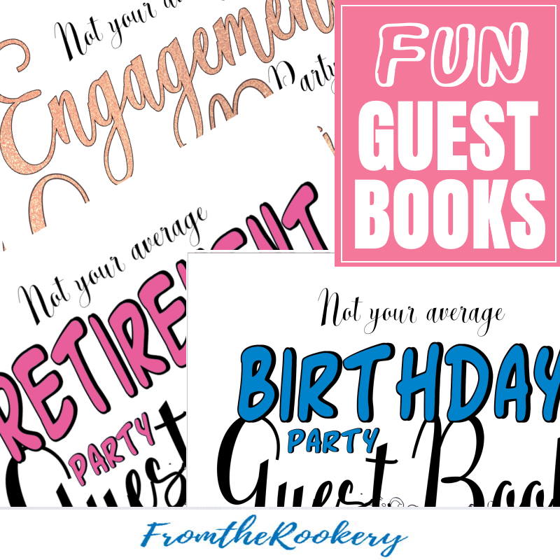 Fun guest books