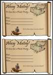 Printable Pirate Treasure Invitations