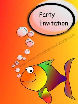 Printable Birthday Party Invitations