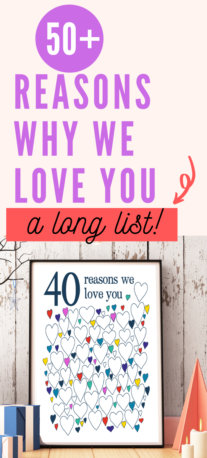 50 Reasons Why I Love You: What I Love About You book: Fill in the blank  with Naughty, Funny or Romantic Things You Love About Your Partner.