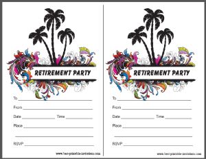 Free Retirement Party Invitations