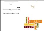 Surprise Birthday Invitation Card thumbnail