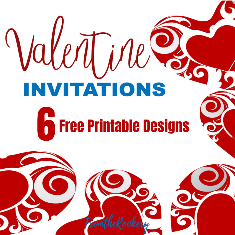 Free Printable Valentine's Day Invites