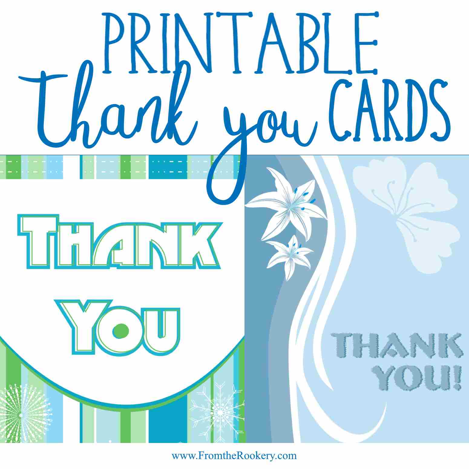 Printable Thank You Card Template Word Printable Cards