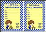 First Birthday Invitation thumbnail