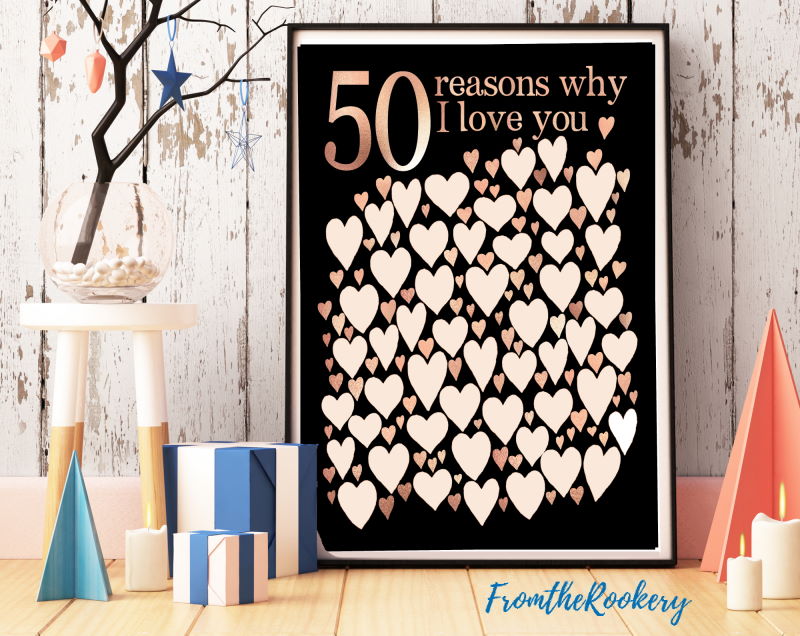 50 Reasons Why I Love You Poster