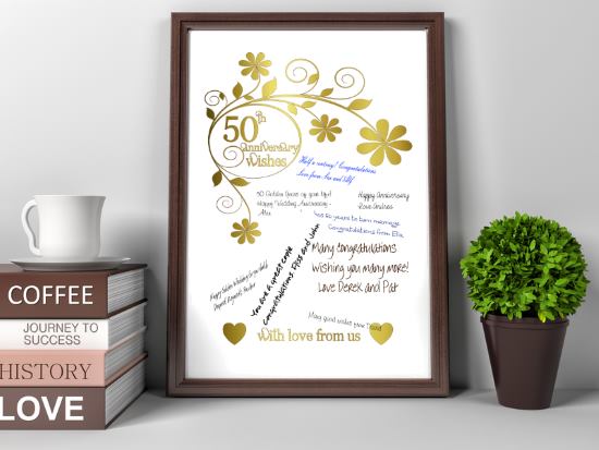 50th Wedding Anniversary Gifts