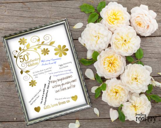 Personalized 50th Wedding Anniversary Gift Ideas