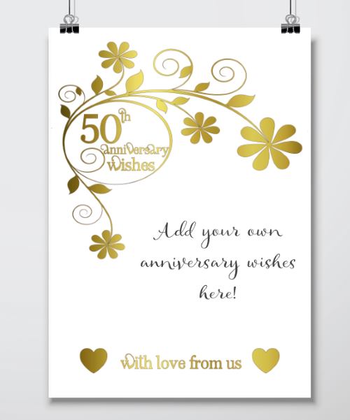 50th Anniversary Gift Ideas