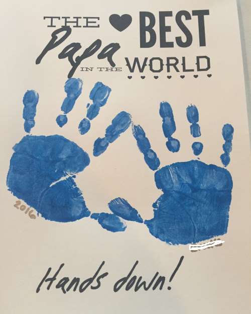 Best Papa in the world print