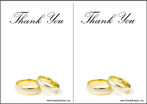 Printable Anniversary Thank You Cards