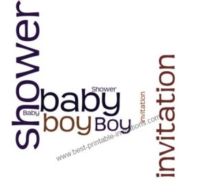 Baby Boy Shower Invitations - Free Printable Invitation Card