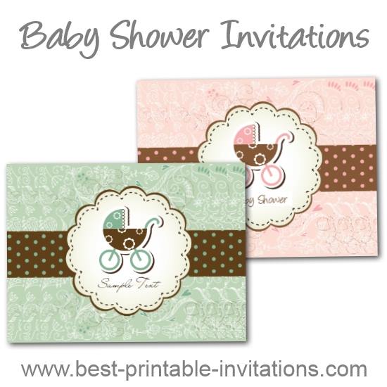 Baby Shower Invitation Templates