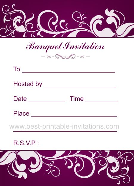 Banquet Invitation