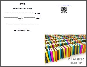 Printable Book Launch Invitation