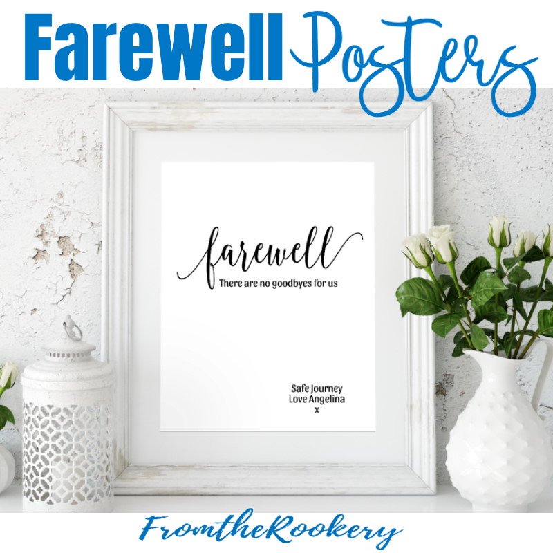 Farewell Goodbye Poster