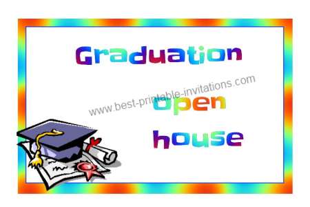 Free graduation party invitations - Printable Invite Cards