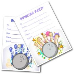 Free Printable Kids Bowling Invitations