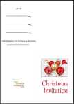 Printable Christmas Bauble Invite Thumbnail