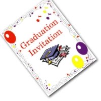 Graduation Hat invite