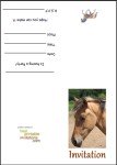 Free printable horse invitations thumbnail