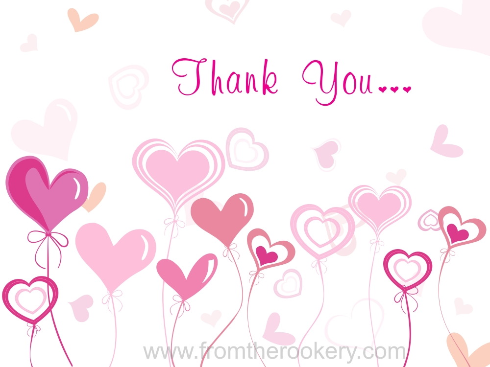 Printable Floral Thank You Card