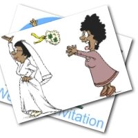 Funny Wedding Invitations - free printable invite cards