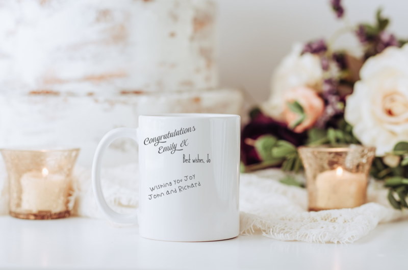 Mug Guest Book Idea