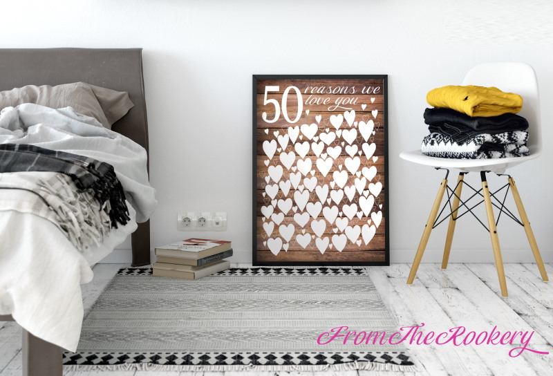 Rustic Guest Book Poster